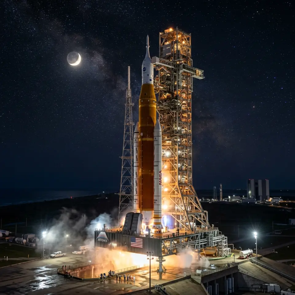 Contagem regressiva: Artemis II prepara lançamento histórico para a…