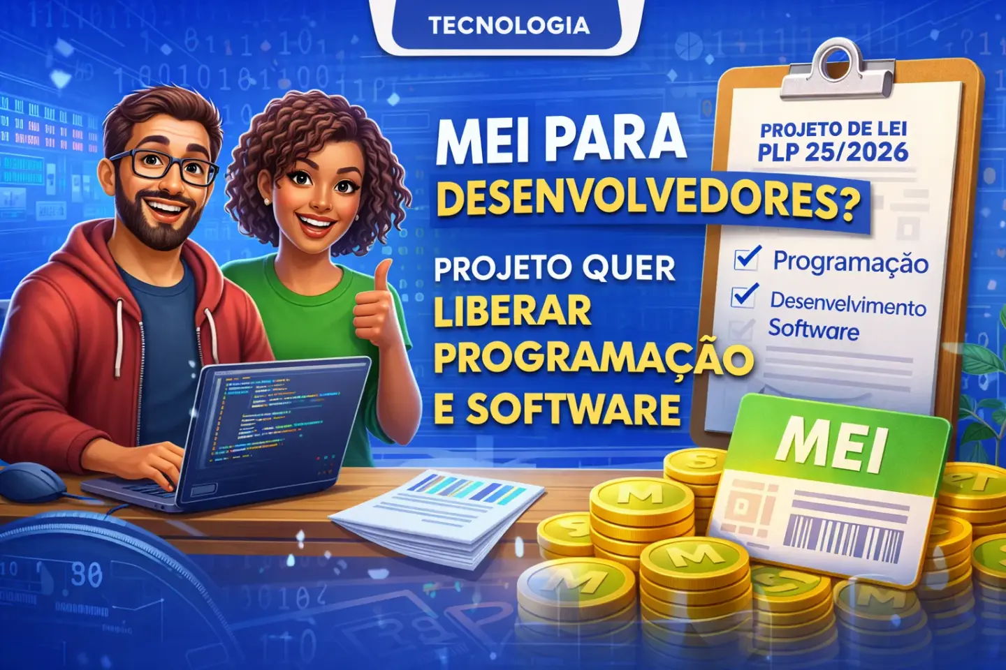 MEI para desenvolvedores? Projeto de lei de 2026 quer liberar…