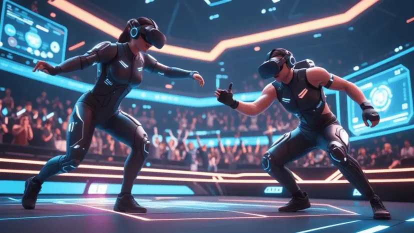 E-sports evoluindo com Realidade Virtual esforço físico